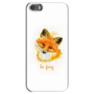 Чохли з картинкою Лисичка для iPhone 5 / 5s / SE (VPrint) (Дівчинка Лиса)