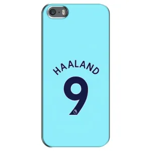 Чехлы с футболистом Ерлинг Холанд для iPhone 5 / 5s / SE (AlphaPrint) (Ерлинг Холанд 9)