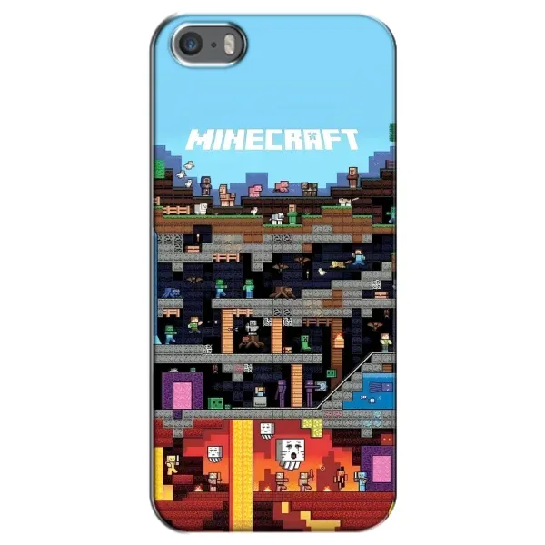 Чехол с принтом «фон Minecraft» для iPhone 5 / 5s / SE