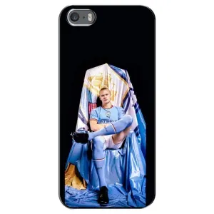 Чехлы с футболистом Ерлинг Холанд для iPhone 5 / 5s / SE (AlphaPrint) (футболист Холанн)
