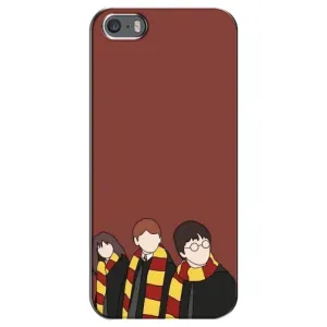 Чехлы с Гарри Поттером для iPhone 5 / 5s / SE (AlphaPrint) (Гарри с друзьями)