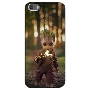 Чохол МАРВЕЛ для Епл 5 / 5с / СЕ (AlphaPrint) (I am Groot)