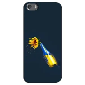 Чохол для Патріота України iPhone 5 / 5s / SE - (AlphaPrint) (Коктель молотова)