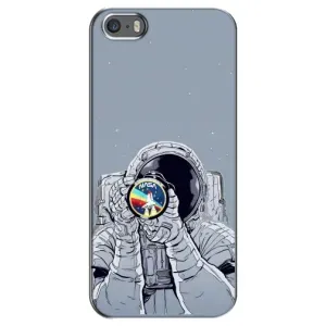 Чохол NASA для iPhone 5 / 5s / SE (AlphaPrint) (Космонавт фото)