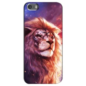 Чохол з картинкою ЛЕВ для iPhone 5 / 5s / SE (VPrint) (Красочний Лев)