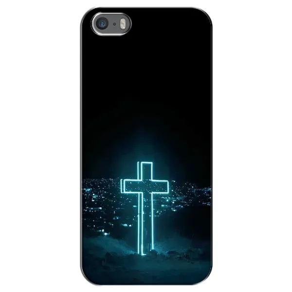 Чохол з принтом «Хрест і місто» для iPhone 5 / 5s / SE Чохол з принтом «Хрест і місто» для iPhone 5 / 5s / SE