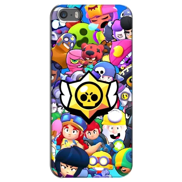 Чехол с принтом «Лого Brawl Stars» для iPhone 5 / 5s / SE