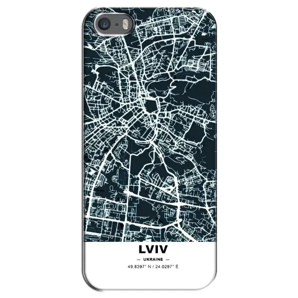 Чехол с принтом «Львов» для iPhone 5 / 5s / SE