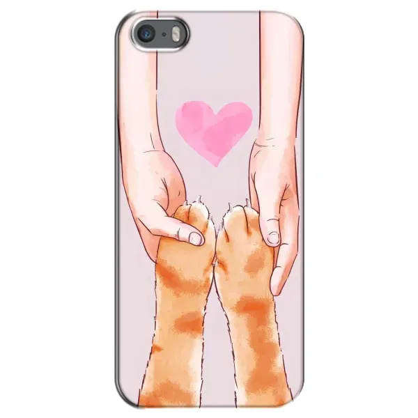 Чохол з принтом «Любовь до котиків» для iPhone 5 / 5s / SE Чохол з принтом «Любовь до котиків» для iPhone 5 / 5s / SE