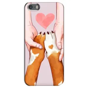 Чохли з собаками для iPhone 5 / 5s / SE (VPrint) (Любовь до собак)