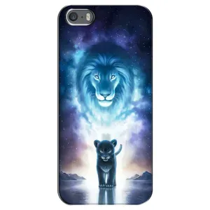 Чохол з картинкою ЛЕВ для iPhone 5 / 5s / SE (VPrint) (Маленький лев)