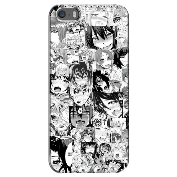 Чохол з принтом «Ahegao manga» для iPhone 5 / 5s / SE