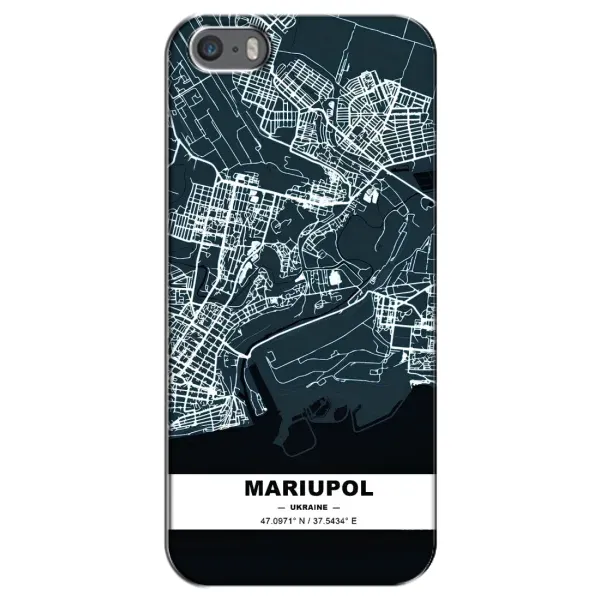 Чехол с принтом «Мариуполь» для iPhone 5 / 5s / SE