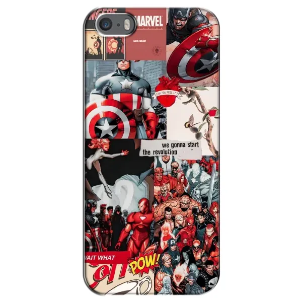 Чохол з принтом «Марвел Комикс» для iPhone 5 / 5s / SE Чохол з принтом «Марвел Комикс» для iPhone 5 / 5s / SE