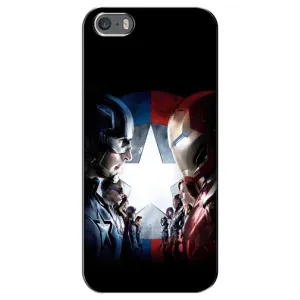 Чохли з героями Марвел iPhone 5 / 5s / SE (VPrint) (Марвел стайл)
