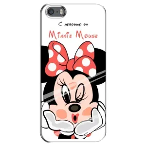 Міккі Маус чохол для iPhone 5 / 5s / SE (AlphaPrint - Мультяшні) (Маус Мінні)