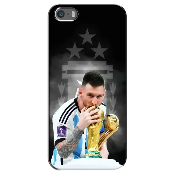 Чехол с принтом «Месси Чемпион» для iPhone 5 / 5s / SE