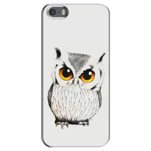 Чохол з пташками на iPhone 5 / 5s / SE (VPrint) (Мила Сова)