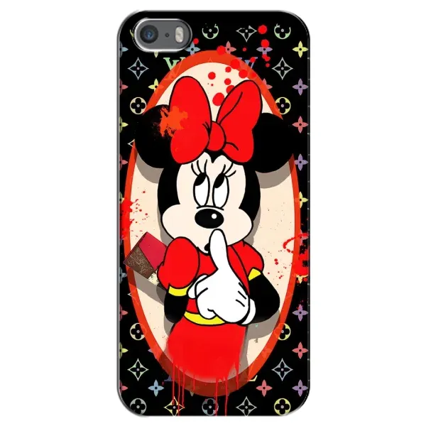 Чохол з принтом «Мінні Маус ЛВ» для iPhone 5 / 5s / SE
