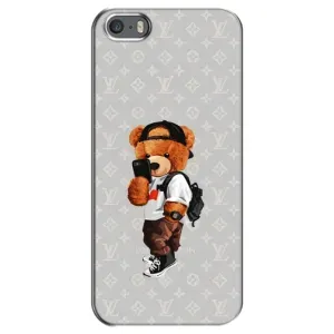 Бренднові Чохли для iPhone 5 / 5s / SE - (PREMIUMPrint) (Ведмедик Луі)