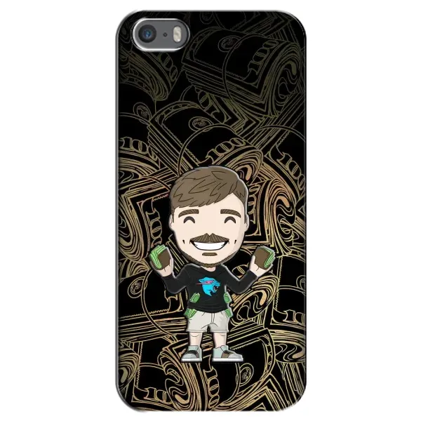 Чохол з принтом «Mister Beast» для iPhone 5 / 5s / SE