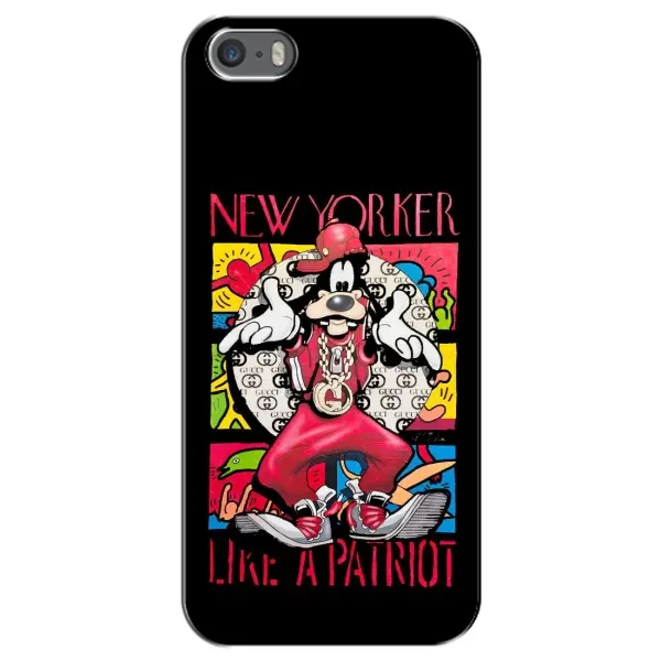 Чохол з принтом «Мультяшний Волк» для iPhone 5 / 5s / SE