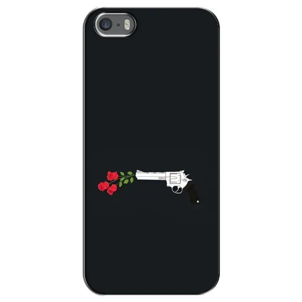 Чохол з принтом «Неочікувані квіти» для iPhone 5 / 5s / SE