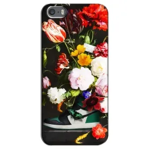 Бренднові Чохли для iPhone 5 / 5s / SE - (PREMIUMPrint) (Nike цветы)
