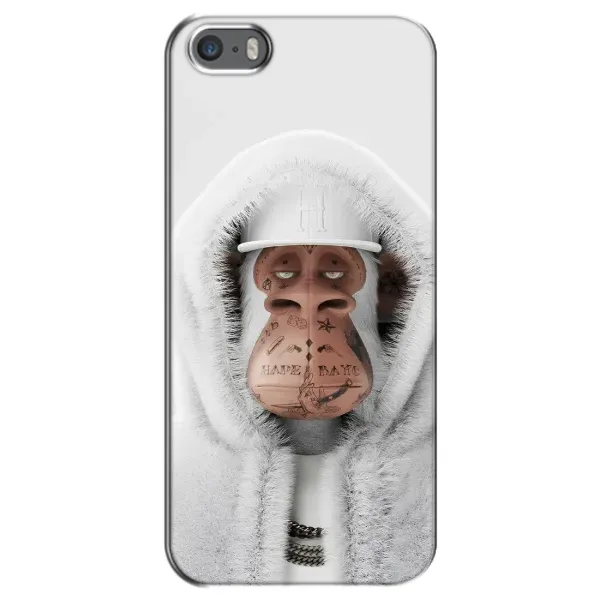 Чехол с принтом «обезьяна NFT в тату» для iPhone 5 / 5s / SE