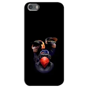 Чохол з Мавпами iPhone 5 / 5s / SE - (AlphaPrint)