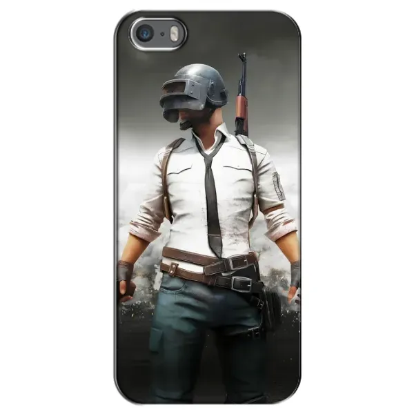 Чохол з принтом «Пабг мен» для iPhone 5 / 5s / SE