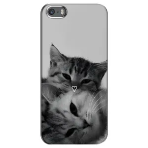 Чохол з принтом «Пара котів» для iPhone 5 / 5s / SE
