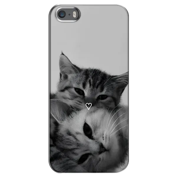 Чохол з принтом «Пара котів» для iPhone 5 / 5s / SE Чохол з принтом «Пара котів» для iPhone 5 / 5s / SE