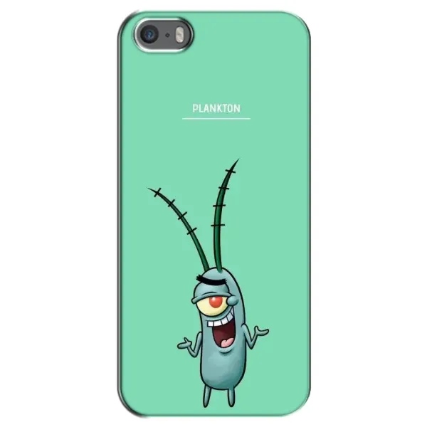 Чехол с принтом «Персонаж Планктон» для iPhone 5 / 5s / SE