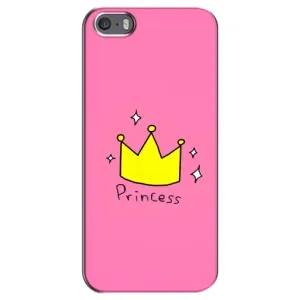 Чохол з картинкою (Стильні) Епл 5 / 5с / СЕ - (AlphaPrint) (Princess)