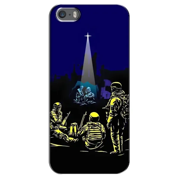 Чохол з принтом «Різдво в Україні» для iPhone 5 / 5s / SE