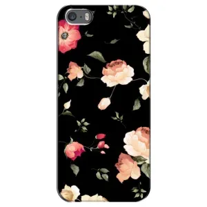 Чохли з квітами для iPhone 5 / 5s / SE (VPrint) (Трояндочки)