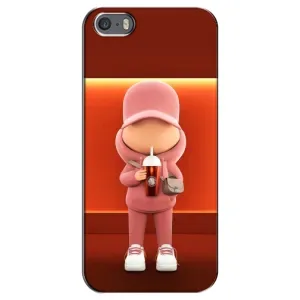 Крутые Чехлы Луи Виттон для iPhone 5 / 5s / SE (AlphaPrint) (С Кофе)