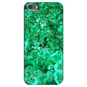 Мраморний чехол на iPhone 5 / 5s / SE (VPrint) (Салатовий Мрамор)