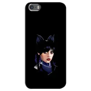 Чохли Венсдей на iPhone 5 / 5s / SE Уенсдей (AlphaPrint) (серйозна Венздей)