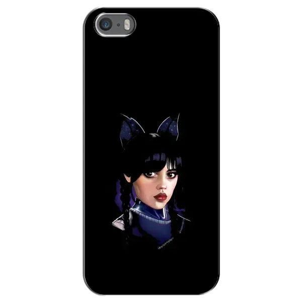 Чохол з принтом «серйозна Венздей» для iPhone 5 / 5s / SE Чохол з принтом «серйозна Венздей» для iPhone 5 / 5s / SE