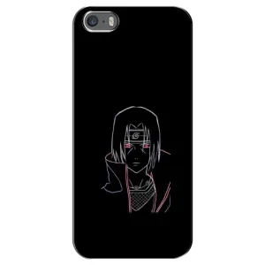 Чехлы на тему: Итачи Учиха для iPhone 5 / 5s / SE (AlphaPrint) (силуэт Итачи)