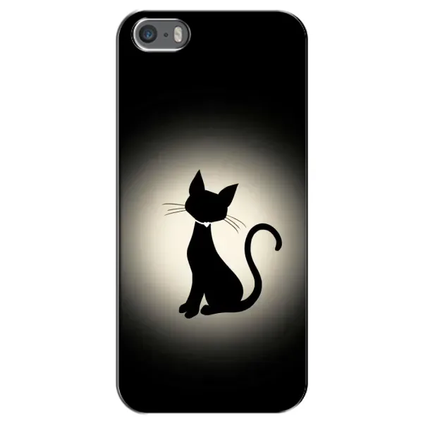 Чохол з принтом «Силует котика» для iPhone 5 / 5s / SE Чохол з принтом «Силует котика» для iPhone 5 / 5s / SE