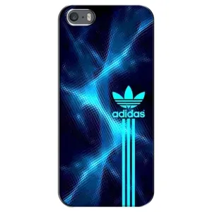 Чохли Адидас для iPhone 5 / 5s / SE (AlphaPrint) (Синій Адідас)