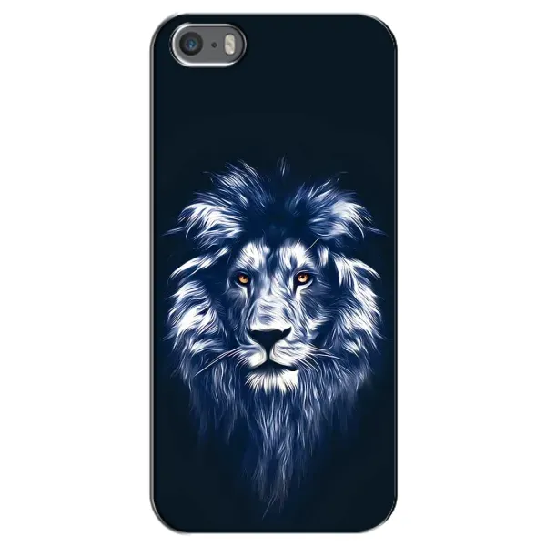 Чохол з принтом «Синій Лев» для iPhone 5 / 5s / SE