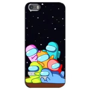 Чохли Амонг Ас для iPhone 5 / 5s / SE (AlphaPrint) (Скіни в космосі)