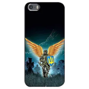 Чехлы с картинкой ЗСУ для iPhone 5 / 5s / SE (AlphaPrint) (Солдат ЗСУ)
