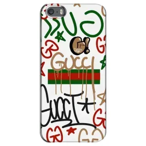 Бренднові Чохли для iPhone 5 / 5s / SE - (PREMIUMPrint) (Стиль GUUCI)