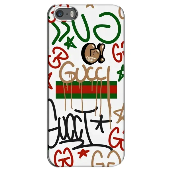 Чохол з принтом «Стиль GUUCI» для iPhone 5 / 5s / SE