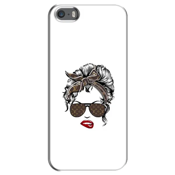 Чехол с принтом «стильная с луи витон» для iPhone 5 / 5s / SE